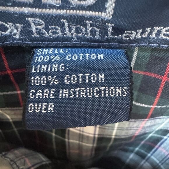 Vintage Polo Ralph Lauren Tan Beige Harrington Bomber Jacket Lined Mens XL - Picture 4 of 10